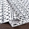 thumbnail image 5 of Andalus ADU-2317 7'9" x 9'6" Rug in Black and White, 5 of 7