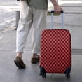 thumbnail image 3 of Red and Black Checkerboard Pattern Luggage Cover Fashion Suitcase Cover Baggage Covers Fit 25-28 Inch Luggage (Go Travel), 3 of 5