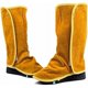 thumbnail image 3 of Polainas de cuero para soldadura, cubiertas para zapatos y botas de soldadura resistentes al fuego, cubiertas para pies de protección para el trabajo de soldador resistentes al calor y la abrasión,, 3 of 5