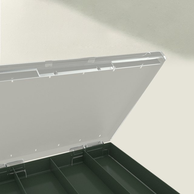 Caja de cebo de pesca multifunción, compartimentos, organizador de señuelos de pesca, herramienta de pesca Sywqhk Para Estrenar