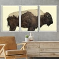 thumbnail image 2 of wall26 Framed Canvas Print Wall Art Set Double Exposure Buffalo with Mountains Animals Wilderness Photography Realism Zen Scenic Colorful Multicolor for Living Room, Bedroom, Office - 24"x36&quo, 2 of 5