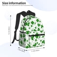 thumbnail image 2 of Disketp St Patrick's Day4 Mochila Ligera Clásica con Múltiples Bolsillos, Mochila Casual para Hombre y Mujer, Ideal para Escuela, Trabajo y Viajes, 2 of 6