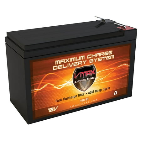 VMAX V10-63F1 10ah 12V AGM battery upgrade for Best Technologies (Best O2 Upgrade Deals)