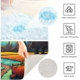thumbnail image 7 of SKYSONIC Toiletry Mat Beautiful Autumn Wild Print, Fluffy Plush Absorbent Bath Rugs Carpet with Non Slip Bottom for Bathroom Floor Toilet Tub and Shower, 7 of 7