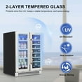 thumbnail image 4 of Luchar 24-Inch Wine and Beverage Refrigerator with Glass Door, 4 of 9