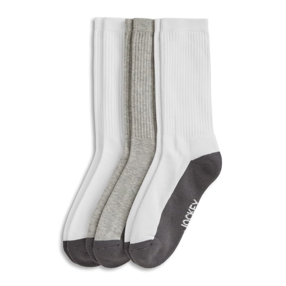 Jockey Men's Everyday Cotton Blend Crew Socks - 3 Pack
