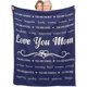 thumbnail image 1 of LHSHID to My Mom Blanket from Son Daughter Soft & Cozy Flannel Throw Blanket for Mom Best Presents for Mom Birthday 30"x40", 1 of 7
