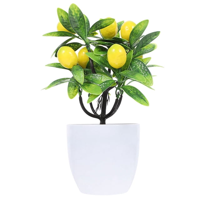 unbranded Bonsái Frutal Artificial Decorativo Fácil De Mantener Para Hogar Y Oficinas