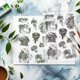 thumbnail image 4 of Sellos transparentes para tarjetas con diseño de mujer, flor, silicona transparente, para bolso, sombrero, sello artesanal transparente, sello de goma., 4 of 7