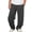 Dark Gray, variant on Boys' Cotton Fleece Sweatpants Loose Fit- Open Bottom Athletic Pants with Pockets for Teens & Kids Gray
