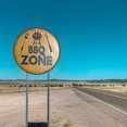 thumbnail image 4 of Placa Metal Vintage Zona Barbacoa Pintura Hierro Redonda Arte Pared Bar para El 30x30cm, 4 of 8