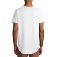 thumbnail image 6 of No Boundaries Men's Elongated T-Shirt with Short Sleeves, 2-Pack, 6 of 9