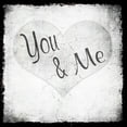 thumbnail image 2 of LightBoxJournal 12x12 Black Ornate Wood Framed with Double Matting Museum Art Print Titled - You Me BW, 2 of 4