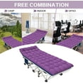 thumbnail image 3 of Camping Cot with Comfortable Mattress Cots for Sleeping Premium Fabric Camping Bed Easy Setup Folding Cot with Carry Bag for Guest Bed Adults Home Office Outdoor, 3 of 6