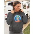 thumbnail image 2 of Happy Assumption Of Mary. Hoodie Women -Image by Shutterstock, Female 4X-Large, 2 of 4