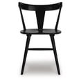 thumbnail image 4 of Signature Design by Ashley Gretlynn Modern Dining Chairs with Wraparound Back, Set of 2, Black, 4 of 9