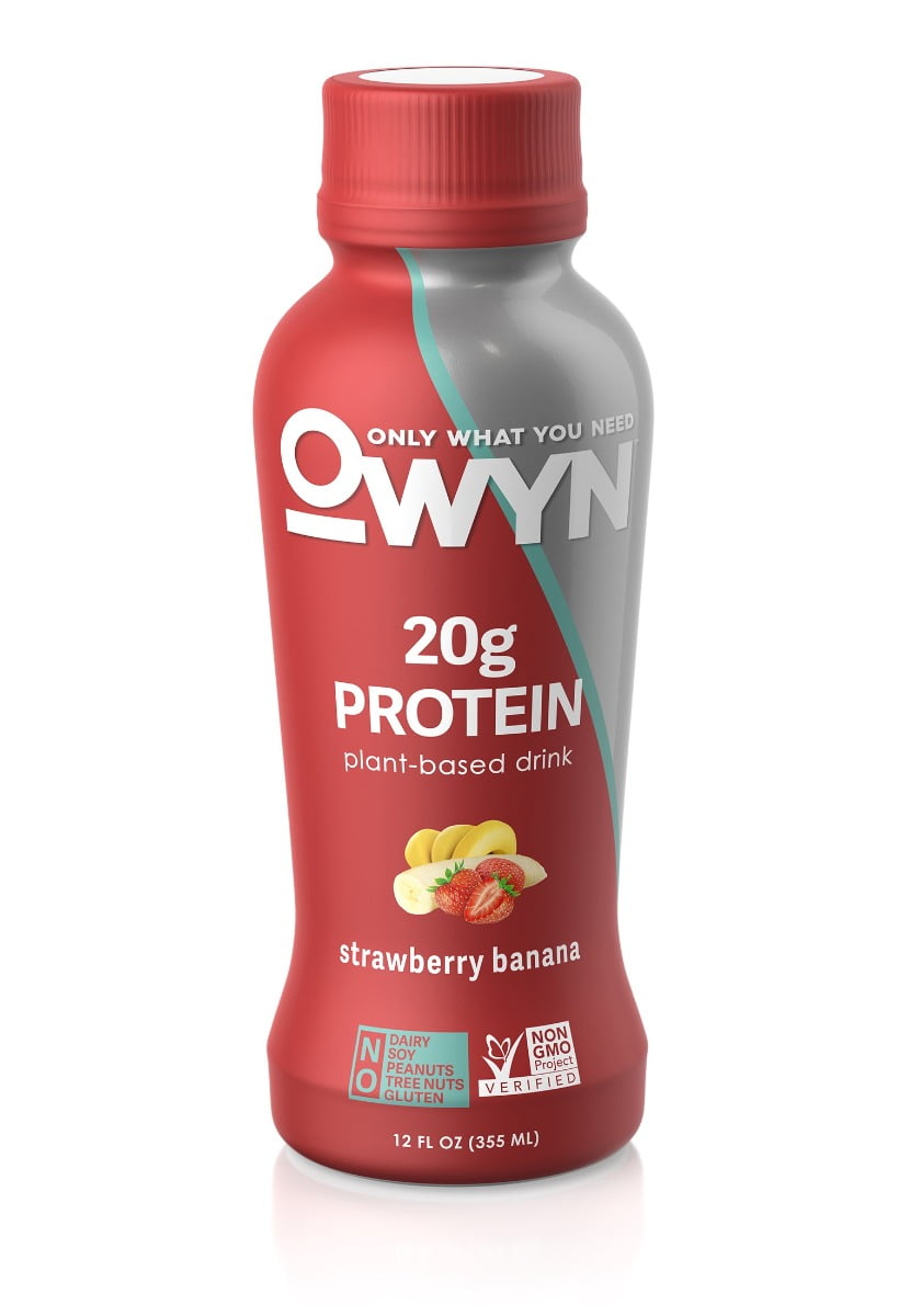 OWYN 100 PlantBased Protein Shake, 12 Fl Oz Bottle, 20g