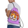 thumbnail image 3 of Bingfone Corgi In Sushi Roll Drawstrings Backpacks Bags For Men Women Gym Drawstrings Bag, 3 of 9