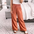 thumbnail image 2 of Ketyyh-chn99 Cargo Pants Women's Soft Knit Palazzo Wide Leg Pant (Petite, Standard and Plus Sizes), 2 of 5