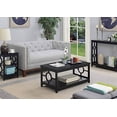 thumbnail image 3 of Convenience Concepts Ring Coffee Table, Black, 3 of 5