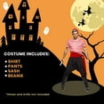 thumbnail image 4 of Seeing Red Pirate Crew Member Adult Costume - Large Male, 4 of 5