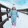 thumbnail image 3 of JAN & JUL Rain Suit for Girls, Waterproof Fleece-Lined (Cozy-Dry: Enchanted, Size: 4 Years), 3 of 7