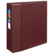 Angle View: Avery 4" Heavy Duty Binder, One-Touch EZD Ring, Maroon, 780 Sheets