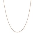 thumbnail image 1 of 0.8 mm x 18 in. 14K Rose Gold Diamond-Cut Cable Chain, 1 of 1