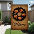 thumbnail image 3 of Christmas Garden Flag 12x18 Inch Double Sided Holiday Wreath Welcome Yard Banner Outdoor Winter Decoration for Porch Lawn Mailbox, 3 of 6