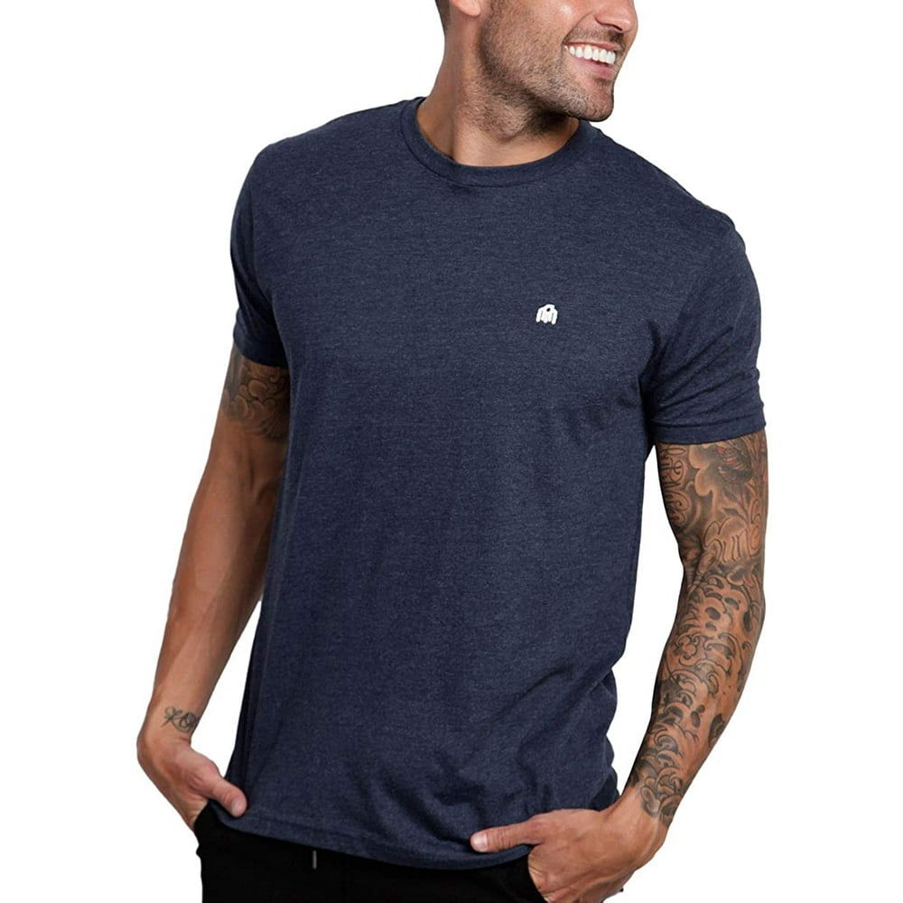 Into The Am - Men's Fitted Crew Neck Basic Tees - Premium Modern Fit ...