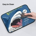 thumbnail image 6 of Bingfone Great White Shark Laptop Sleeve Case 15 Inch, 360° Protective Computer Carrying Bag, 6 of 9