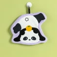 thumbnail image 1 of Fiudx Toalla de Manos de Pandas, Diseño de Dibujos Animados, Forro Polar Suave y Absorbente, Secado Rápido, Multiusos, Ideal para La Cocina, Regalo Navideño, 22 X 20 Cm., 1 of 6