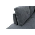 thumbnail image 6 of Star Home Living Corp Chris Microfiber Fabric Left Facing Sectional Dark Gray, 6 of 7