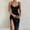 Black, variant on Women's Casual Dress Women's Dress Fashion Forward Slim Fit Slit Dress for Everyday Style White S
