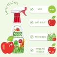 thumbnail image 2 of Fruit & Vegetable Wash, Produce Wash and Cleaner, 16-Fluid Ounce, Pack of 2, Packaging May Vary, 2 of 4