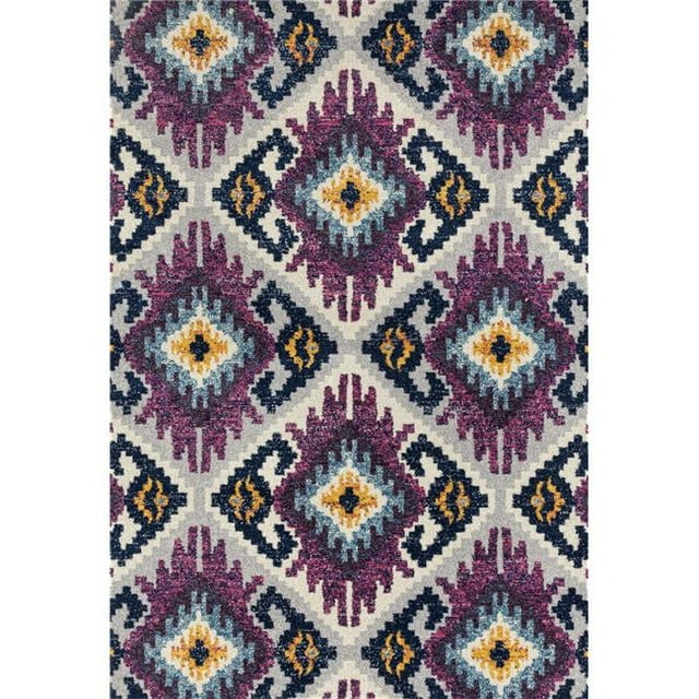 United Weavers 713 21482 88R 7 ft. 10 in. Abigail Willa Round Rug, Plum