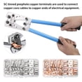 thumbnail image 5 of Pliers,Battery Terminals Bare Cable Battery Auto Copper Terminal Crimp Bare Cable Copper Terminal Wire Car Auto Copper Terminal Wire Crimp Hx-50b Kit Huiop Eryue Pliers Eryue60pcs Qisuo Hxber, 5 of 6