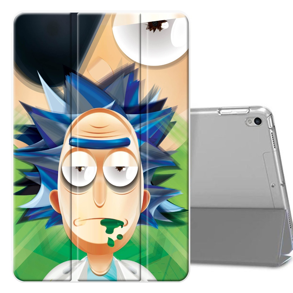 Case For Ipad 8th 9th Generation 10 2 Inch Aesthetic Ultra Slim Ipad Pro Case Fashion Vintage Style Perfect Fit Pu Leather Flip Fold Stand Tablet Case Cover Rick And Morty Walmart Com