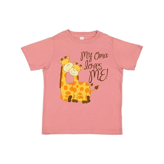 Inktastic My Oma Loves Me Boys or Girls Toddler T-Shirt