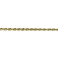 thumbnail image 3 of 10K Yellow Gold 2.75mm Diamond Cut Extra-Lite Rope Chain 18 Inch, 3 of 6