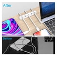 thumbnail image 2 of Organizador de cables blanco INCHOR Cable Clips, 2 paquetes, 2 of 7