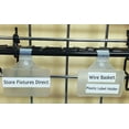 thumbnail image 4 of Wire Basket Label Holders, Plastic Sign Clip for 3/8" Wire Racks & Baskets - 2" x 1.25", 50 Pack, 4 of 5
