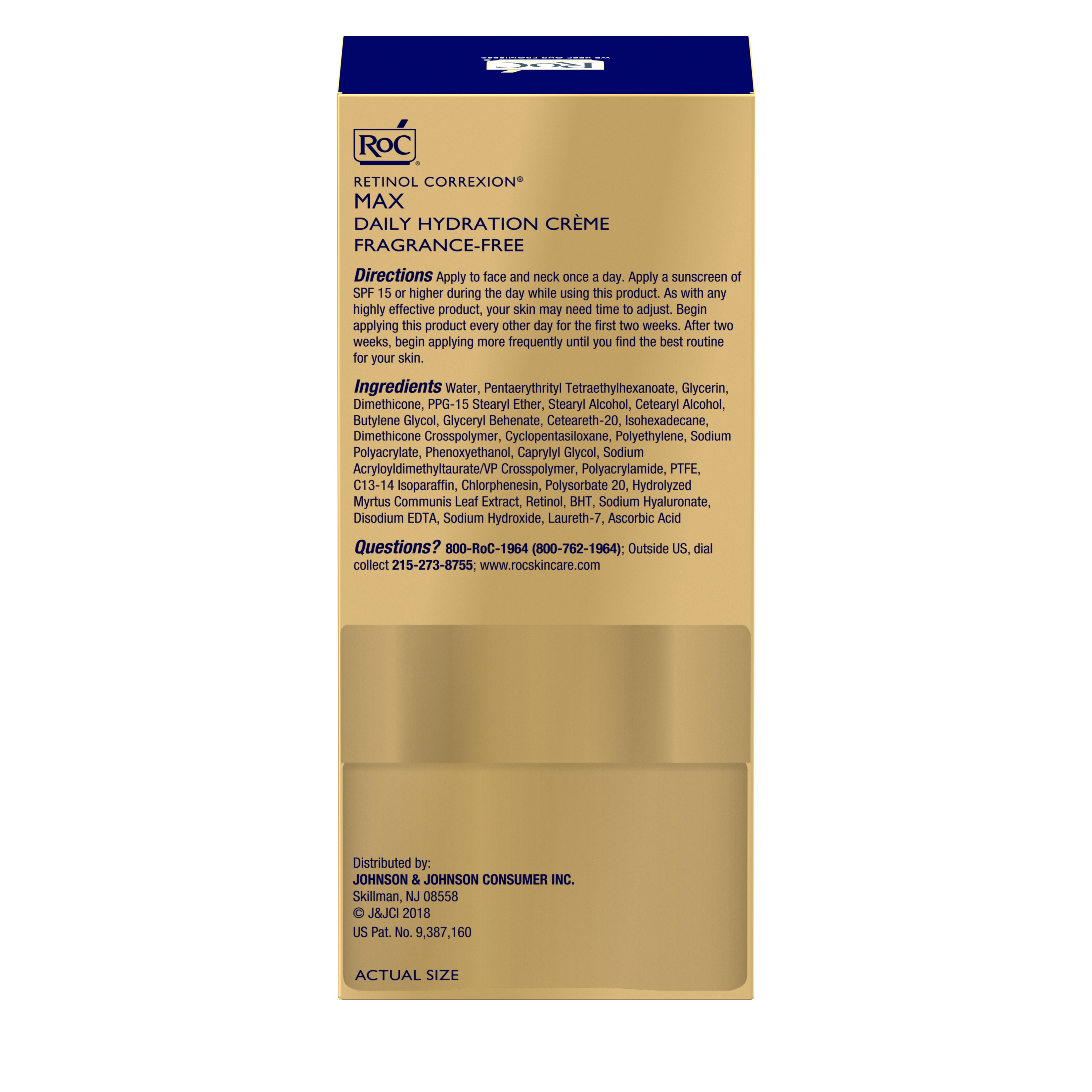 roc max daily hydration creme