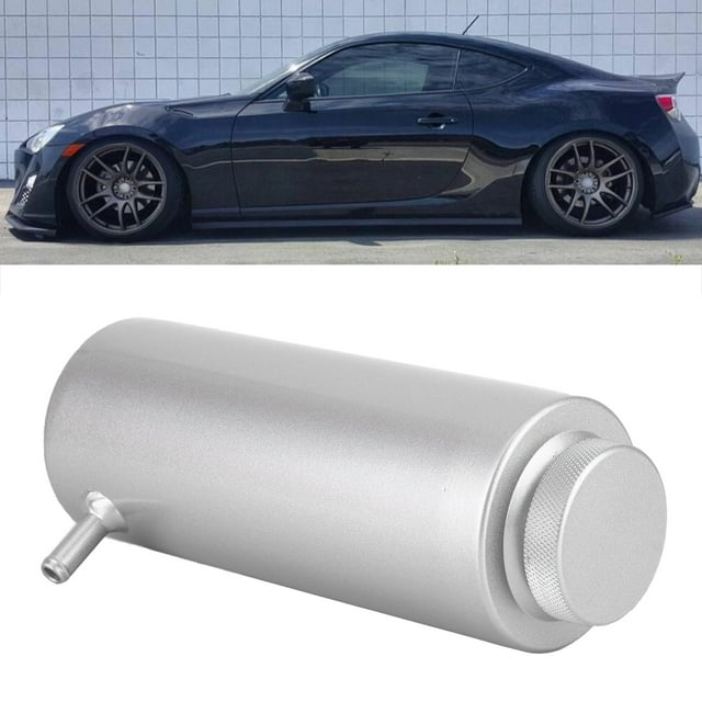 Aluminum Coolant Overflow Reservoir Radiator Tank Universal 800ml Capacity