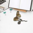 thumbnail image 2 of Maitland Smith Brass Butterfly Card Holder - Elegant Desk Organizer for Office or Home Workspace, 2 of 2