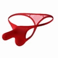 thumbnail image 4 of SGFCWSX Men's Sculpted T-Back G-String in Flexible Performance Fabric** Red M, 4 of 6