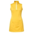 thumbnail image 4 of YUEHUA Girls Tennis Golf Dress Sleeveless Athletic Half Zipper Outfits Built-in Bra Pickleball Sleeveless Athletic Dress Workout Aged 4-14Year, 4 of 7
