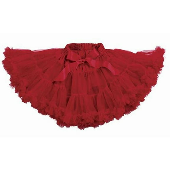 Bearington Red Petticoat Size Small 2-4 Years 3-Tier Tulle Tutu for Girls