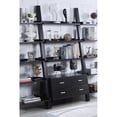 thumbnail image 3 of Bowery Hill 4 Shelf Ladder Bookcase in Cappuccino, 3 of 4