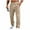 Khaki, variant on Havenre Men Joggers Chino Cargo Pants Hiking Outdoor Recreation Pants Twill Fitness Track Jogging Pants Casual Striped Athletic Workout Pants with Pockets Red XXL